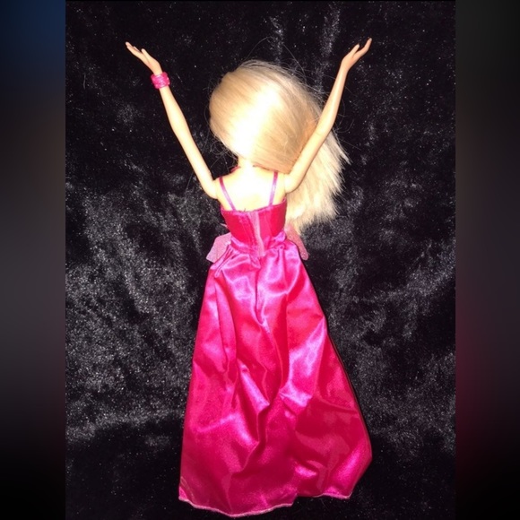 Happy Birthday Barbie 2009 PINK Happy Birthday Dress & 1988 Barbie by Mattel - Picture 3 of 12